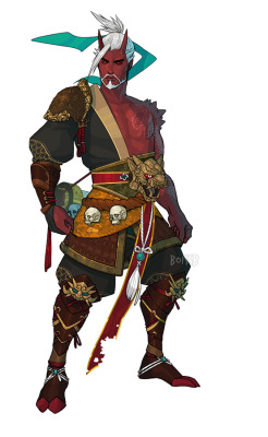 notonour-watch: boissb:    Evil Oni Hanzo skin! Had this idea