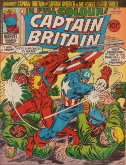 Captain Britain Vol 1 #17 (Marvel UK, 1977). Cover Artist: Ron