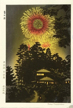 beifongkendo:‘Summer Night’ by Kasamatsu Shiro (ca. 1950).