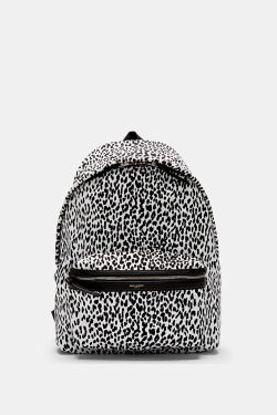 freshkings:  Leopard Print Backpack by SAINT LAURENT: SHOP 