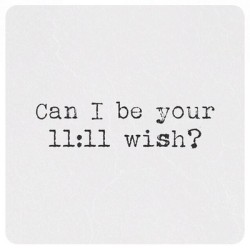 daryaanjela12:  can i be your 11:11 wish? | via Tumblr on @weheartit.com
