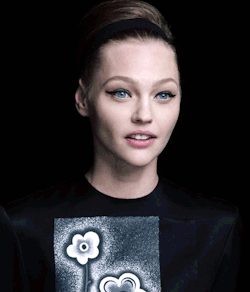 voguelovesme:   Sasha Pivovarova for Prada Spring/Summer 2013