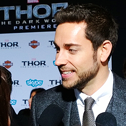 zacharylevissmile:  Zac at Thor: The Dark World premiere 