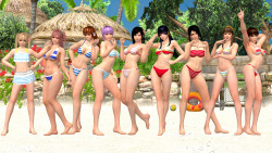 nyktamer:  xnalara-fanatic:  Dead or Alive Xtreme 3 - Top 9 Girls