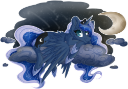 the-pony-allure:Princess Luna by ViviWoon  =3