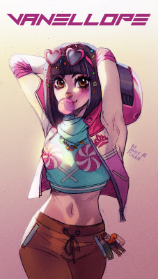 gaironsblog:  mabychan:  2 cute pink girls lol Vanellope and