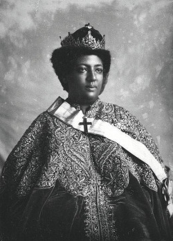 afro-life:  Crown Princess (later Empress) Menen Asfaw of Ethiopia.