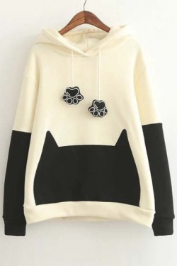 eeuagain: Adorable sweatshirts & Hoodies  Color Block Cat