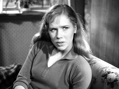 polaroidbowie:Liv Ullmann in The Wayward Girl (1957) dir. Edith