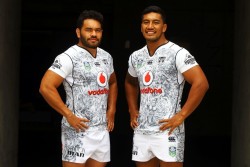 crazy-about-footy:  Konrad Hurrell and Albert Vete of the Vodafone