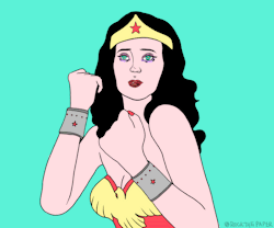 rockthepaperart:  GO! Wonder Woman! ⚡️Guess this is the fifth