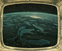 magictransistor:  Chesley Bonestell. By Rocket to Mars in 18