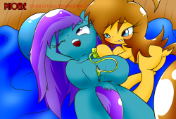 viennasroom:  Phoebe + Sera = Toying~  Ha ha ha I sorry~ Wub