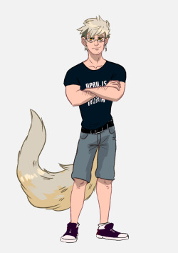 tohdaryl:  Commissioned character designs for Davide on his werewolves