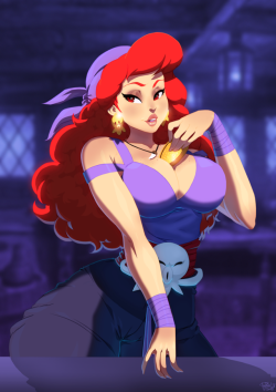 tovio-rogers:captain syrup from wario land drawn up for patreon.