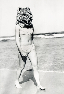 Tiger-head beach girl, 1968.