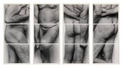 raveneuse:  John Coplans Self-Portrait (Frieze No. 2, Four Panels), 1994