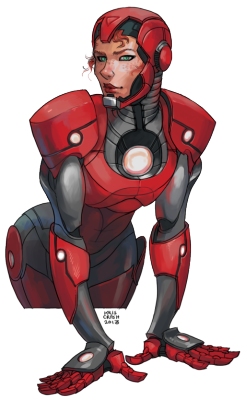 kriscrash:  Pepper Potts is Rescue! Photoshop CS6. Instead of