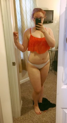 chubby-bunnies:  I really love my body in this suit! Those hip