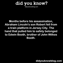 did-you-kno:  Months before his assassination, Abraham Lincoln’s