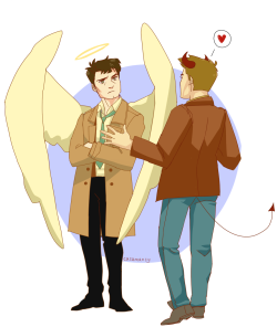 casamancy:   anon: Hi! Do you think you could draw some destiel?