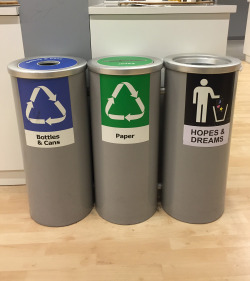 sft425:  obviousplant:  I made a trashcan for people’s hopes