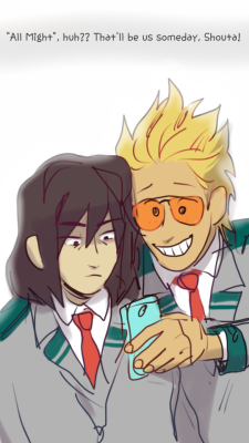 buppers:young mic and aizawa… (its gross bc i drew it on my