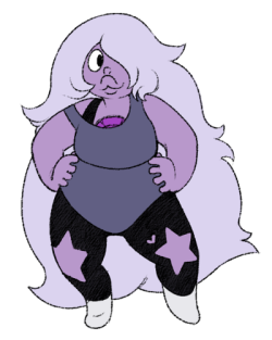 kazjester:  It was suggested I draw a Crystal Gem so I did!Ahhhh