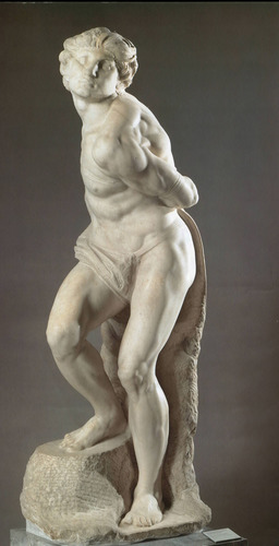 artist-michelangelo:  The Rebellious Slave, 1513, Michelangelo