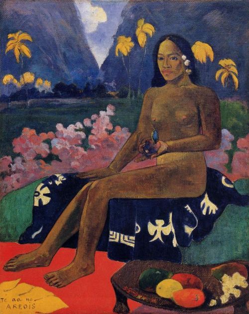 fleurdulys:  The Seed of Areoi - Paul Gauguin 1892 