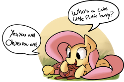 do0ks:  Request for Anonymous. Fluttershy with Buneary!  <3!!