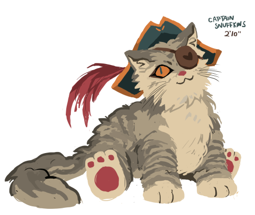 jununy:revised captain snuffkins because i want her to be a maine