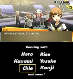 The Origin of Persona 4 Dancing All Night Tempting fate is never