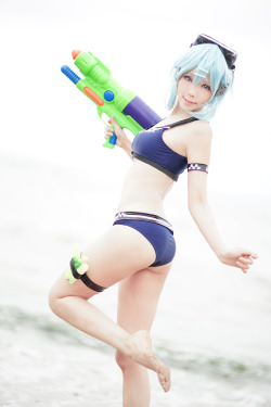 ellenbaker:  scandalousgaijin:  Sinon - Ely  @pepperonii-chan