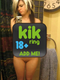 happilycrispystranger:  Join KiK Nude Ring! 