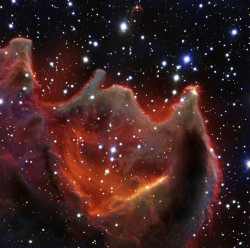 just–space:  VLT image of the cometary globule CG4  js