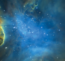 amnhnyc:  A star is a huge glowing ball of hot gas, mainly hydrogen