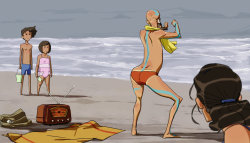 bill-rinaldi:  Another Vacation Tenzin! This time from Korra