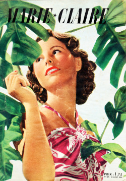 modernizor:  MARIE CLAIRE / AUG. 1939 / vintage magazine cover