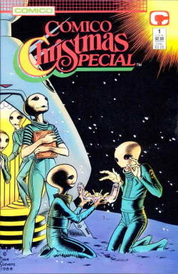 thehauntedrocket:  Vintage Comic - Comico Christmas Special #01