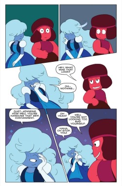 love-takes-work:  Steven Universe comic #15 official summary:“Garnet