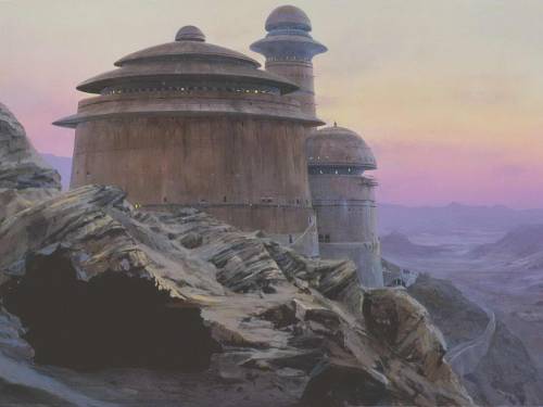 gordo-dude:  kateordie:  as-warm-as-choco:  Before the computing era, ILM was the master of oil matte painting, making audiences believe that some of the sets in the original Star Wars and Indiana Jones trilogy were real when they weren’t. They were