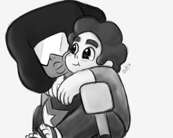 princesssilverglow:  A little doodle~ Garnet and her favourite