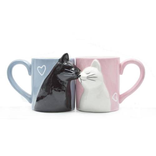 gardenspirits:  Cat Lovers Mug Set by BrewNSteepCo  