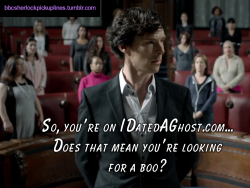 â€œSo, youâ€™re on IDatedAGhost.com&hellip; Does that mean youâ€™re looking for a boo?â€