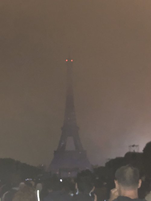 evilbuildingsblog:  Possessed Eiffel Tower