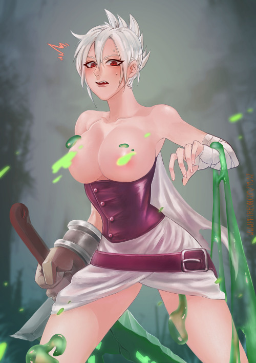 yunzcafe:    Ooohohoho.. :p2/2 Reward for February content. https://www.patreon.com/posts/4833612Riven anddd… z..a..c??(lol) from League of legends :)Support me on Patreon > https://www.patreon.com/yunzMy patrons will get :★  Access to patron