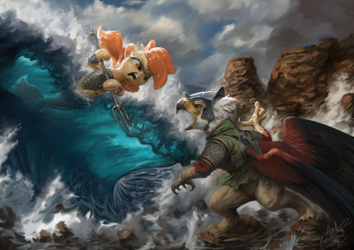 texasuberalles:First Contact Surf an’ Turf by AssasinMonkey