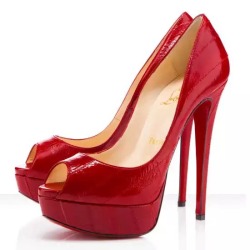 kitteninlouboutins:  Someone asked about Red Peep Toes…yeah