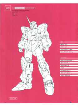 animeslovenija:  Some scans from Mobile Suit Archive - RX-0 Unicorn